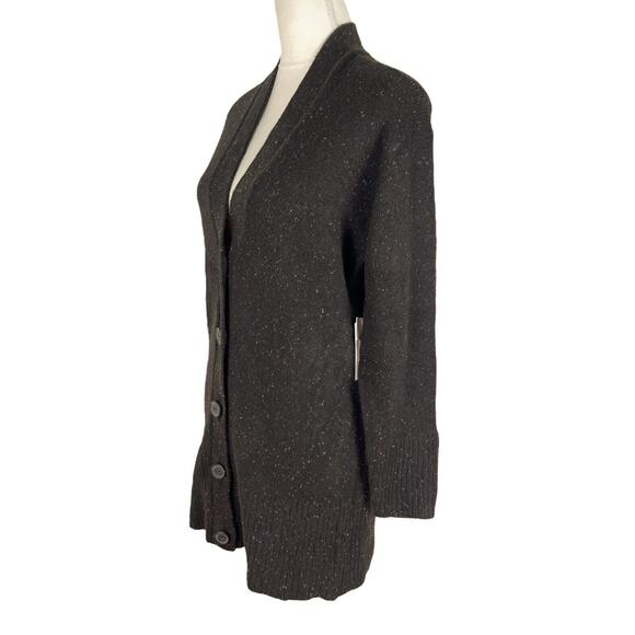 SOMETHING NAVY Cozy V-Neck Cardigan Sweater Brown Ganache Combo Size XS NEW - Picture 5 of 8